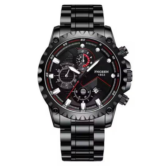 FNGEEN Stainless Steel Men's Watch